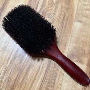 Wooden Handle Black Bristle Brush